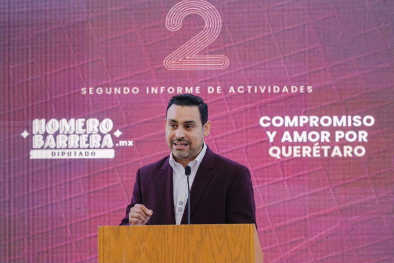 Homero Barrera rinde su Segundo Informe Legislativo y refrenda compromiso en el Distrito 2